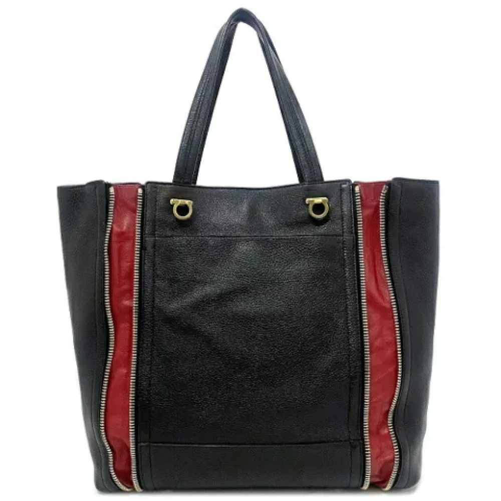 Salvatore Ferragamo Pre-owned Fabric totes Black Dames