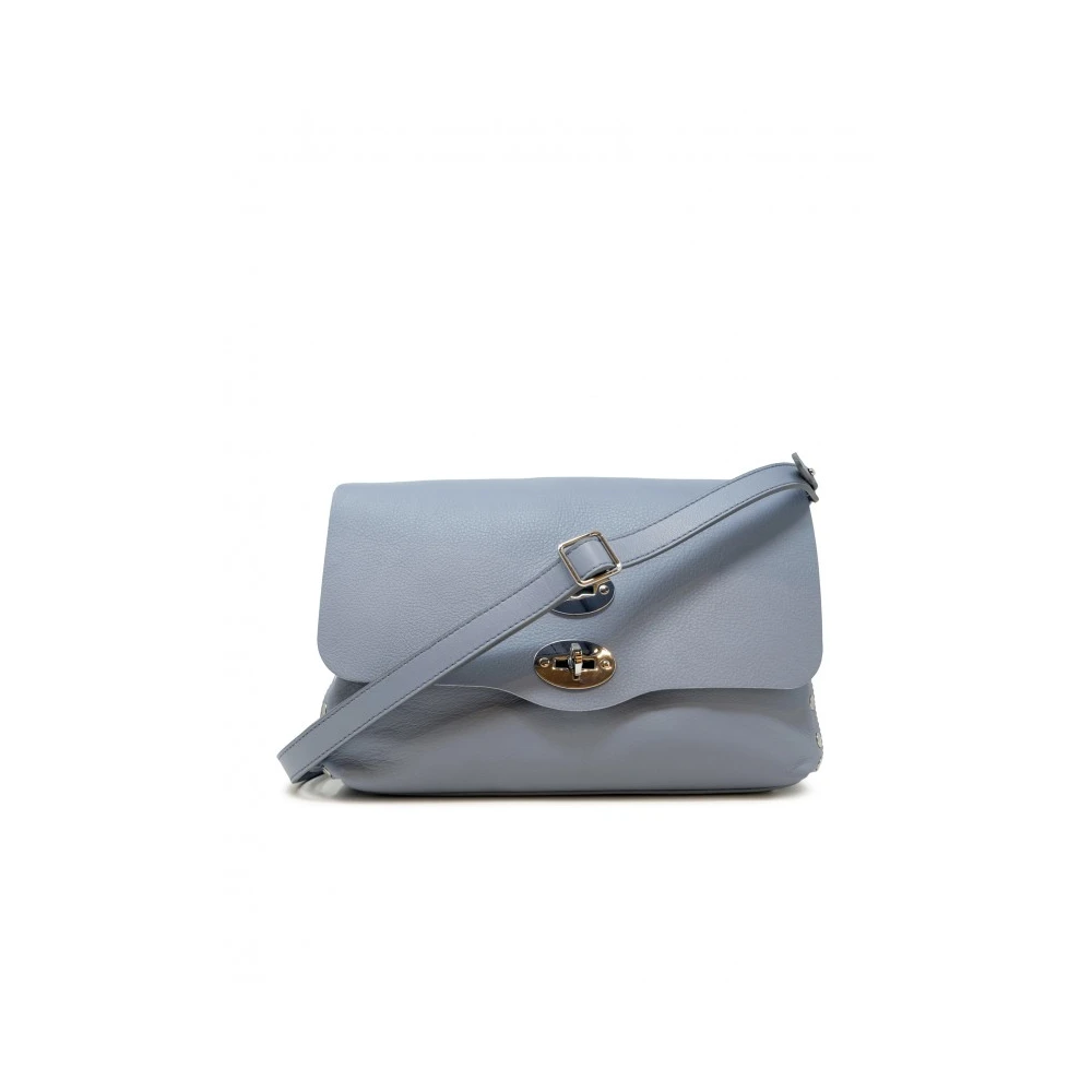 Zanellato Blauwe Schoudertas Elegant en Functioneel Blue Dames