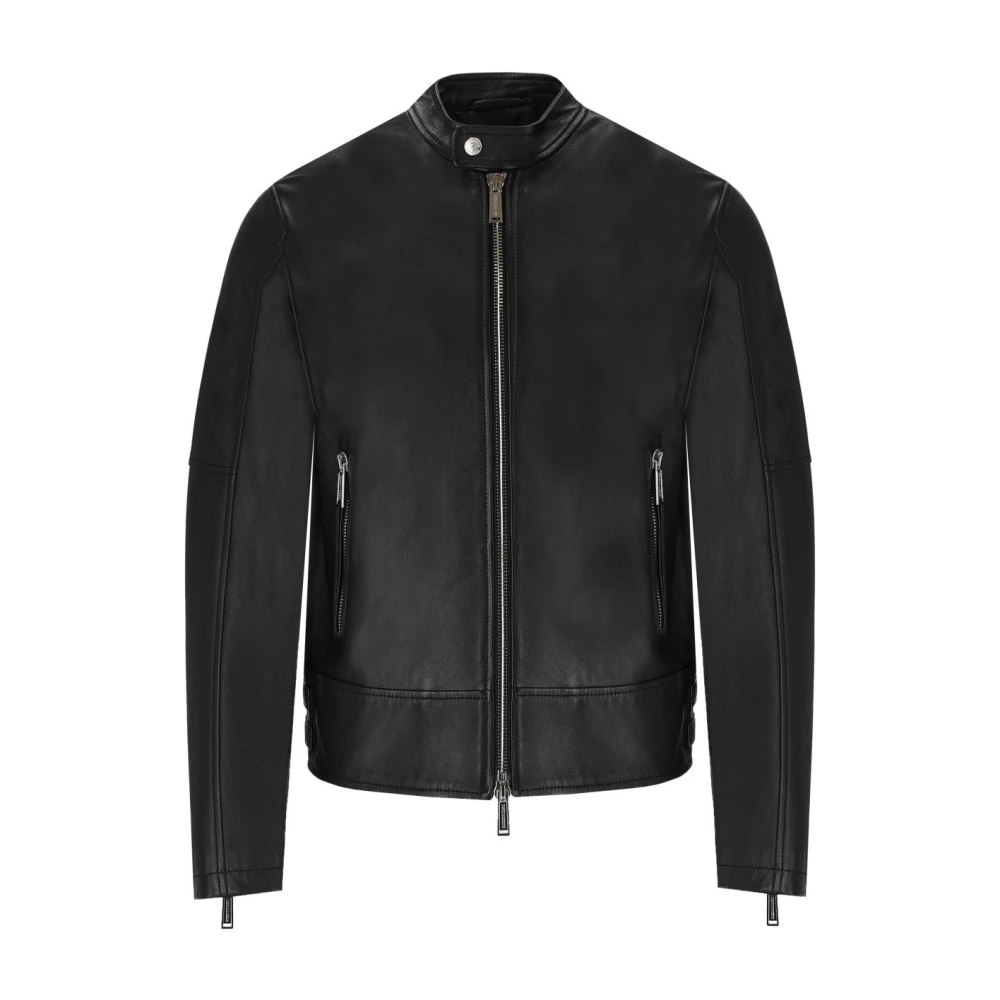 Jackets > Leather Jackets - - Dsquared2 - Modalova