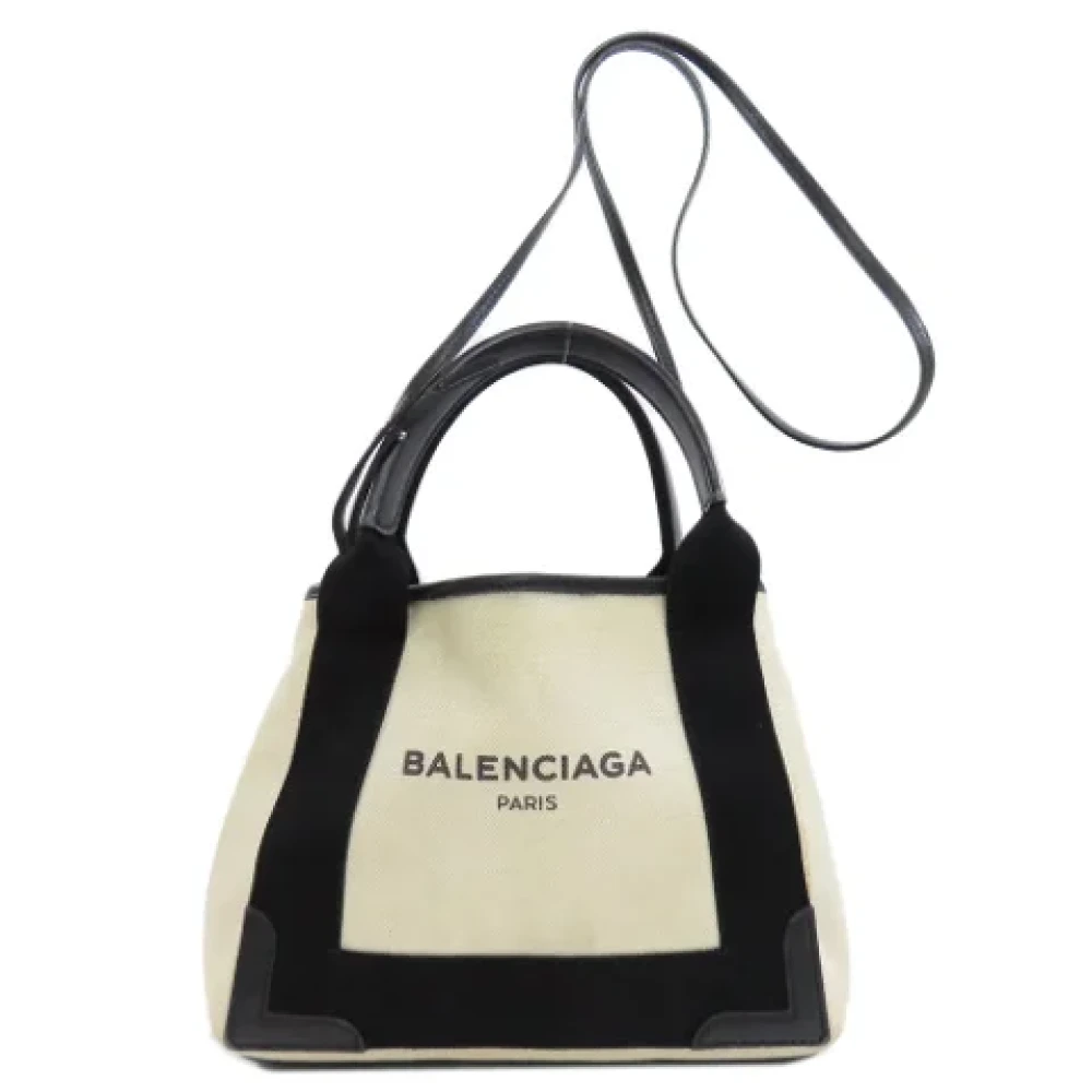 Balenciaga Vintage Pre-owned Canvas balenciaga-bags White Dames