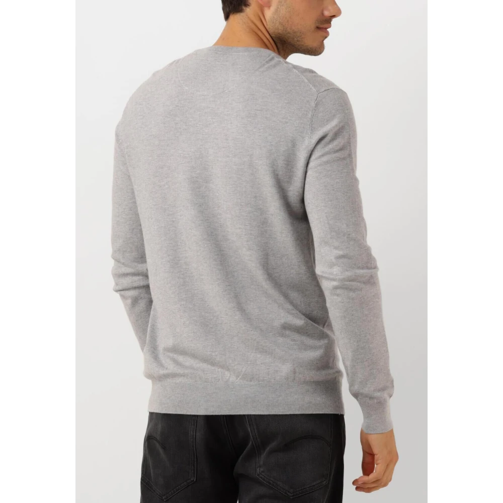 Scotch & Soda Grijze Viscose Crewneck Pullover Sweater Gray Heren