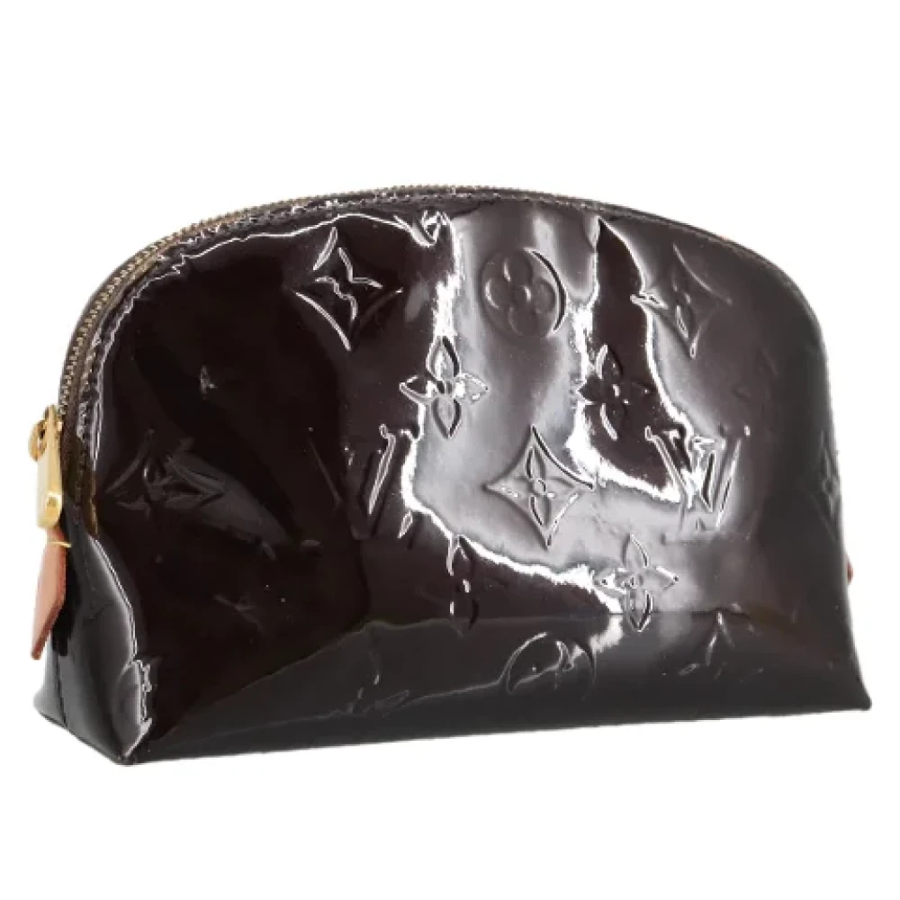 Louis Vuitton Vintage Pre-owned Leather pouches Purple Dames