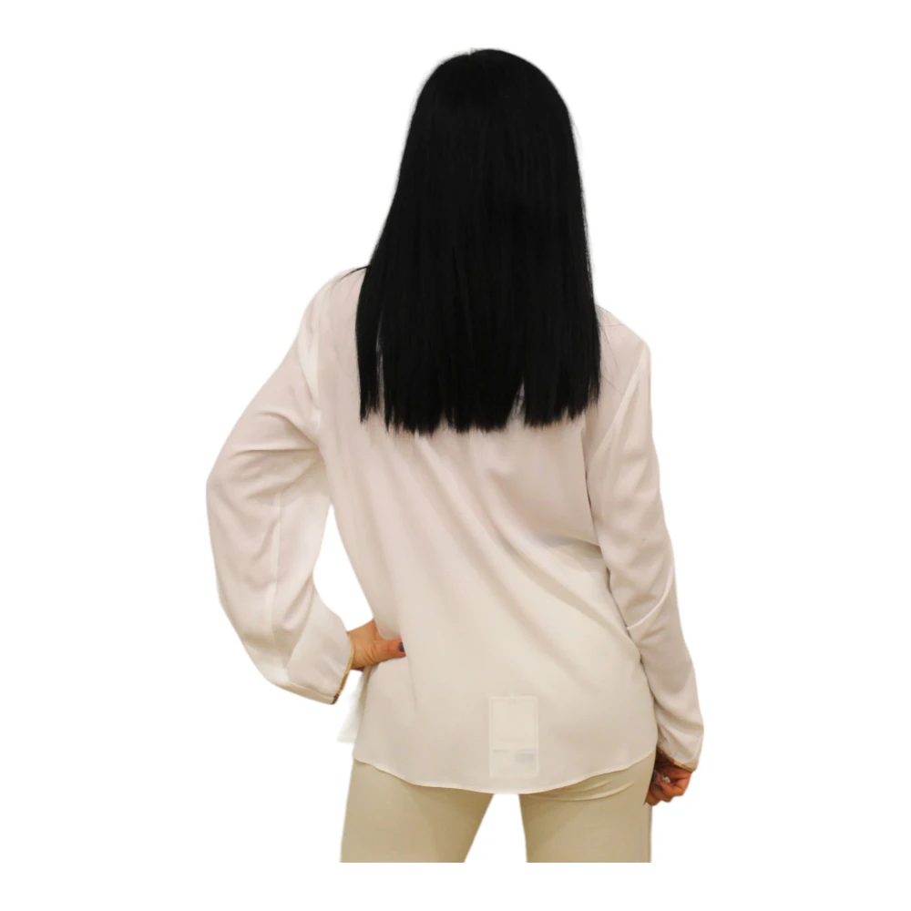 Alviero Martini 1a Classe Lange Mouw Blouse Beige Dames