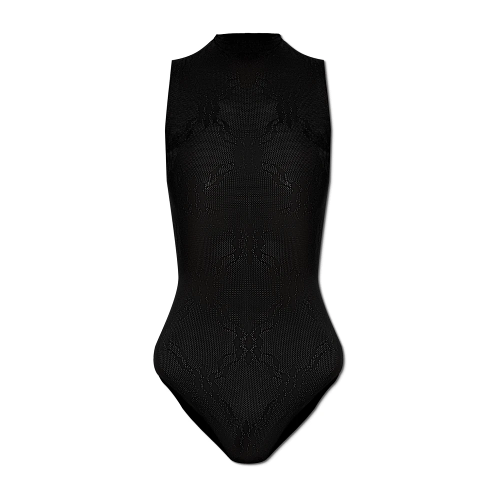Victoria Beckham Kanten bodysuit Black Dames