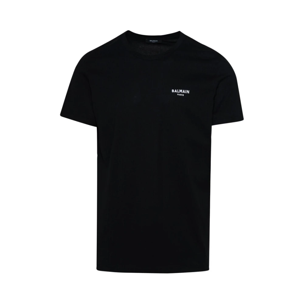 Balmain Flock T-shirt Black Heren