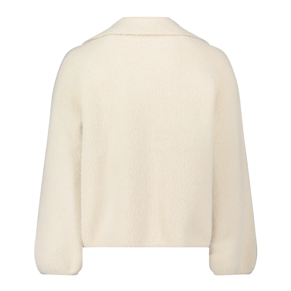 Betty Barclay Casual Gebreid Vest met Kraag Beige Dames