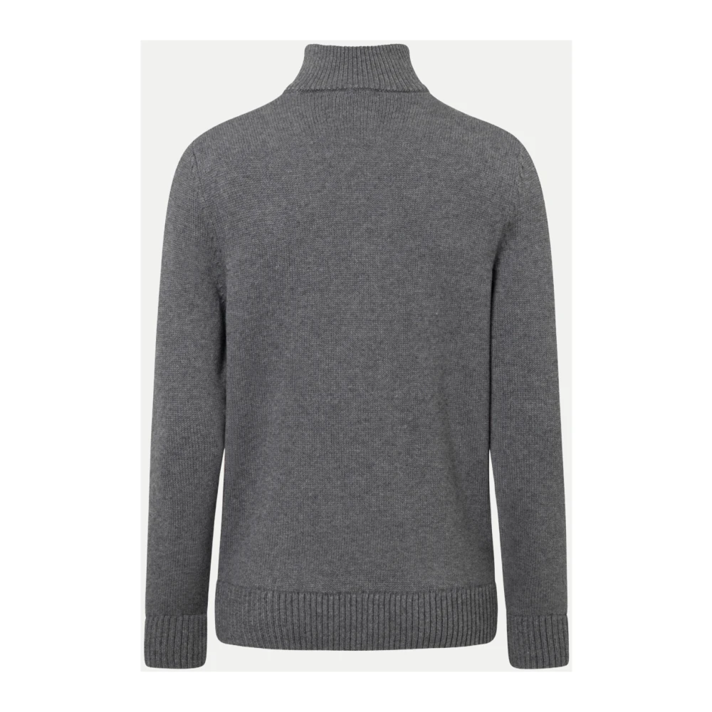 Joop! Hoge-hals Gebreide Jas Gray Heren