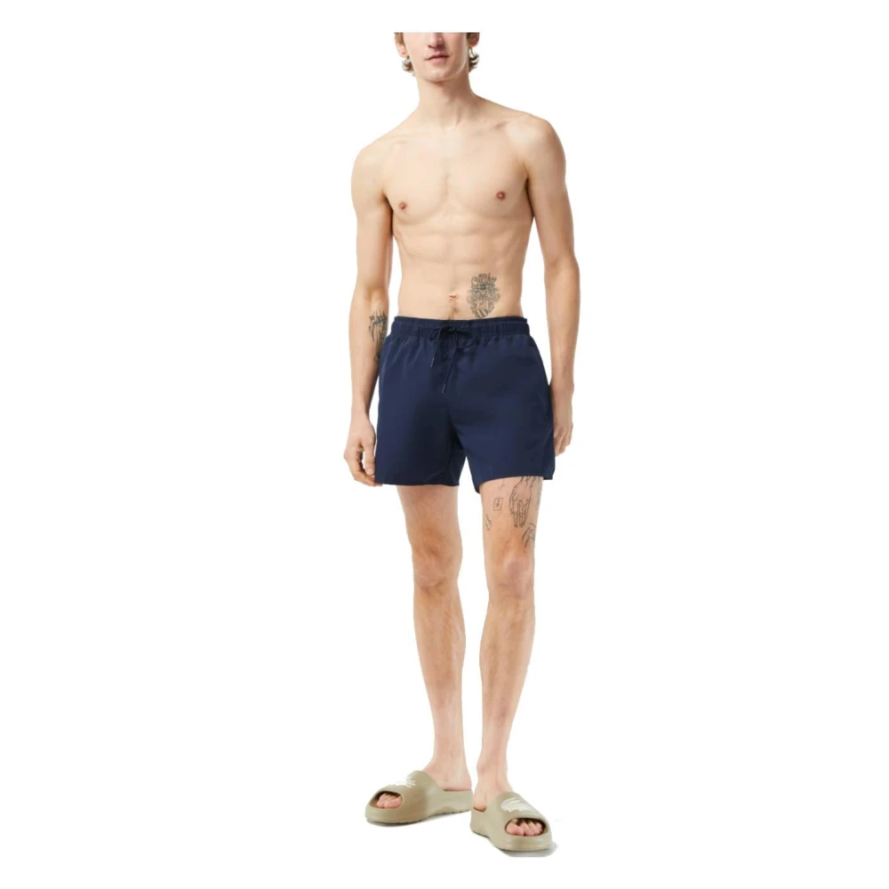 Lacoste Men's Blue Beachwear, L, Swimsuit