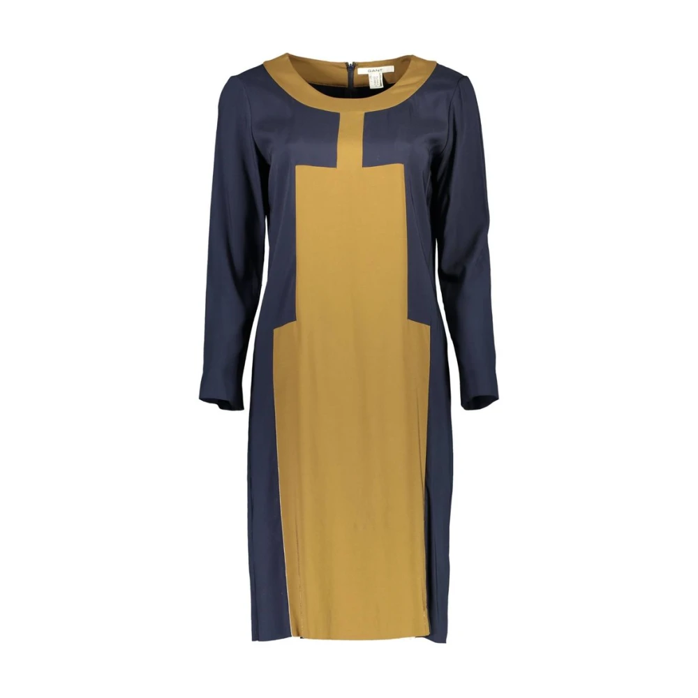 Gant Women's Multicolor Blue Viscose Dress Modern Twist - Midi Dresses - Xs - Dresses