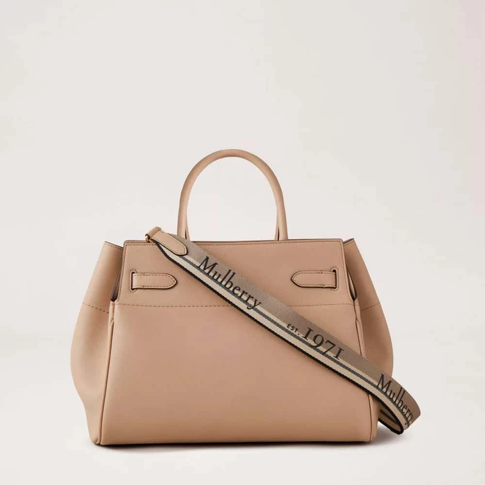 Mulberry Belted Bayswater Tas Beige Dames