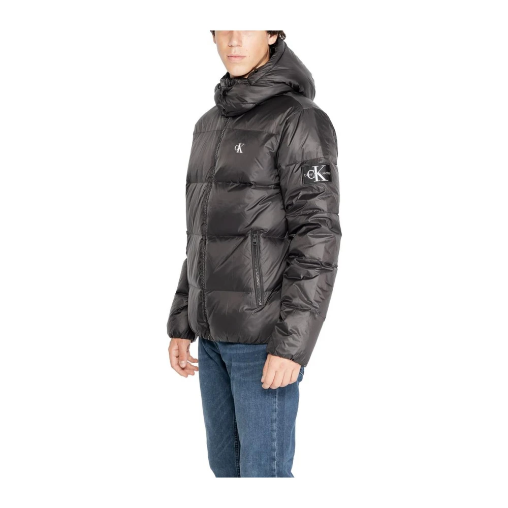 Calvin Klein Jeans Lichtgewicht Polyamide Herfst Winter Jas Black Heren