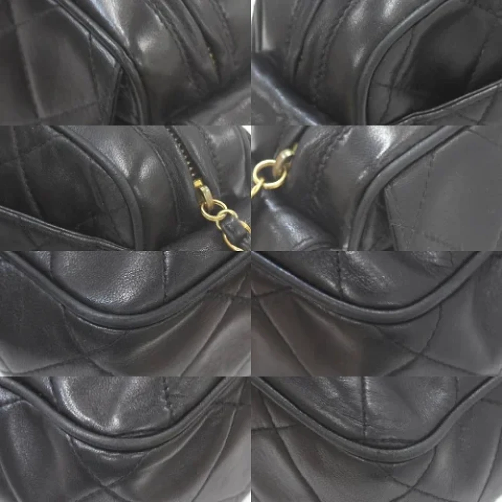 Chanel Vintage Pre-owned Fabric shoulder-bags Black Dames