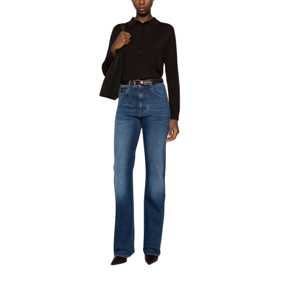 Jacob Cohën , Straight Fit Jeans, Female, Blue, W28, Jeans Ink