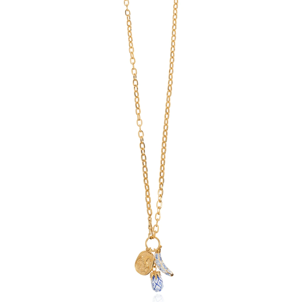 Chloé Bloomcraft Brass Necklace - Female - Necklaces - Yellow - One Size - Accessories