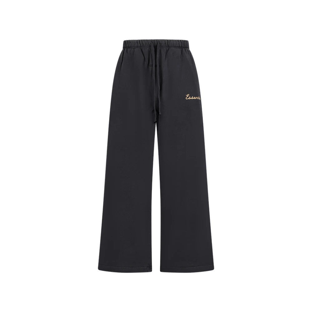 Fear Of God Men's Black Training Classic Fit Flare Sweatpant - Wide Trousers - L - Trousers