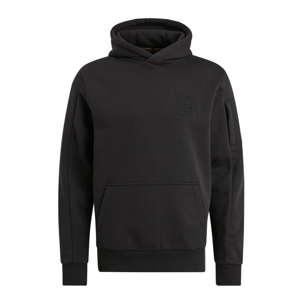 PME Legend Kruis Fleece Hoodie Black Heren