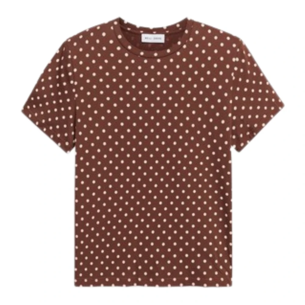 Weili Zheng T-Shirts, Female, M, Strappy T-Shirt Brown
