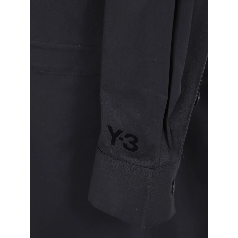 Y-3 Casual Overhemdjurk voor Vrouwen Black Dames