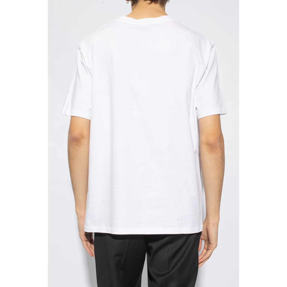 Balmain Katoenen T-shirt White Heren