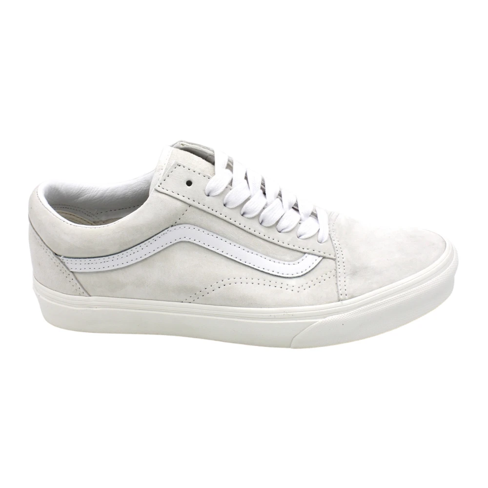 Vans Klassieke Suède Rubberen Zool Sneakers Heren Schoenen Wit