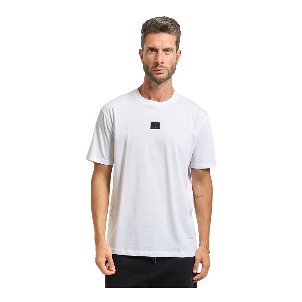 Armani Exchange Herren Weiß Oberteile, Sgröße: