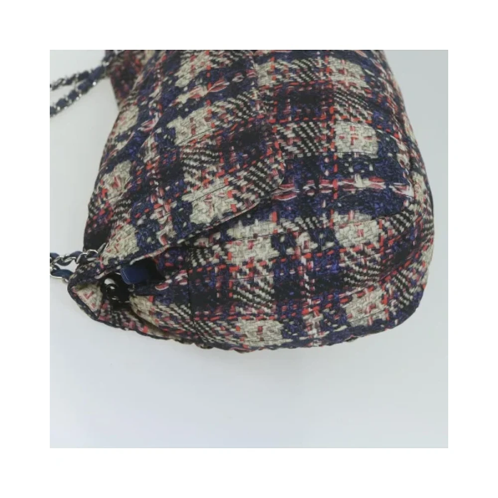 Chanel Vintage Pre-owned Nylon chanel-bags Blue Dames