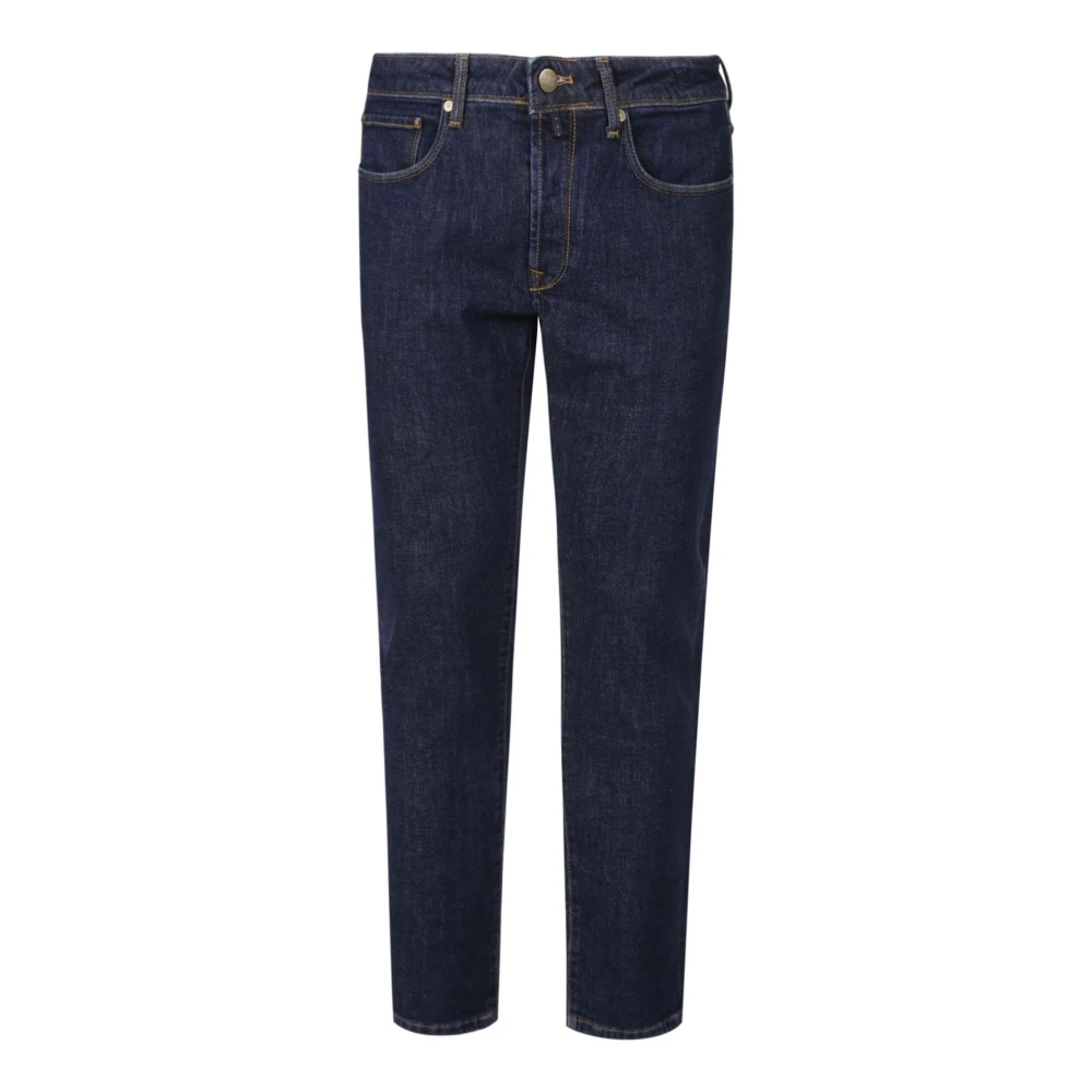 Incotex Klassieke Denim Jeans Blue Heren