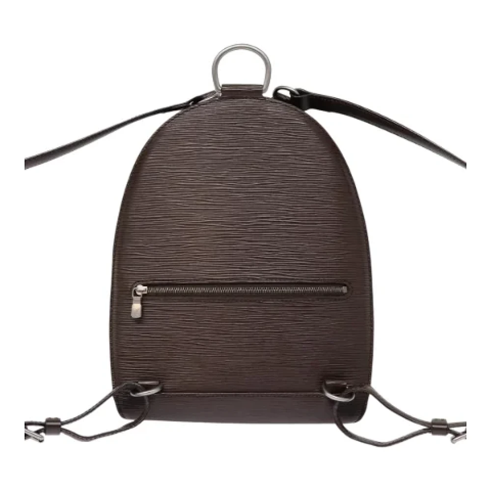 Louis Vuitton Vintage Pre-owned Leather backpacks Brown Dames