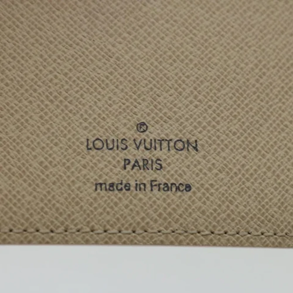 Louis Vuitton Vintage Pre-owned Canvas wallets Beige Dames