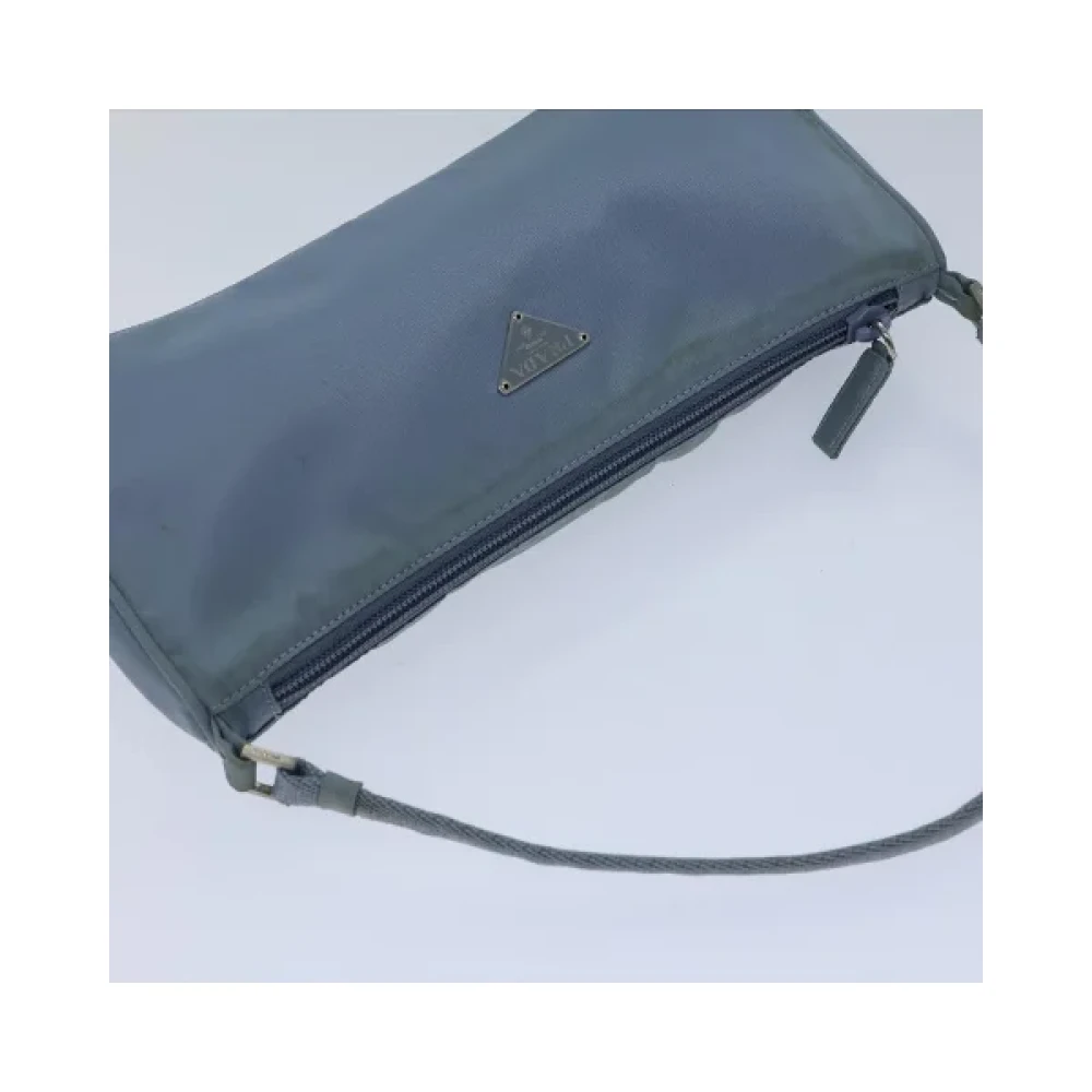 Prada Vintage Pre-owned Nylon prada-bags Blue Dames
