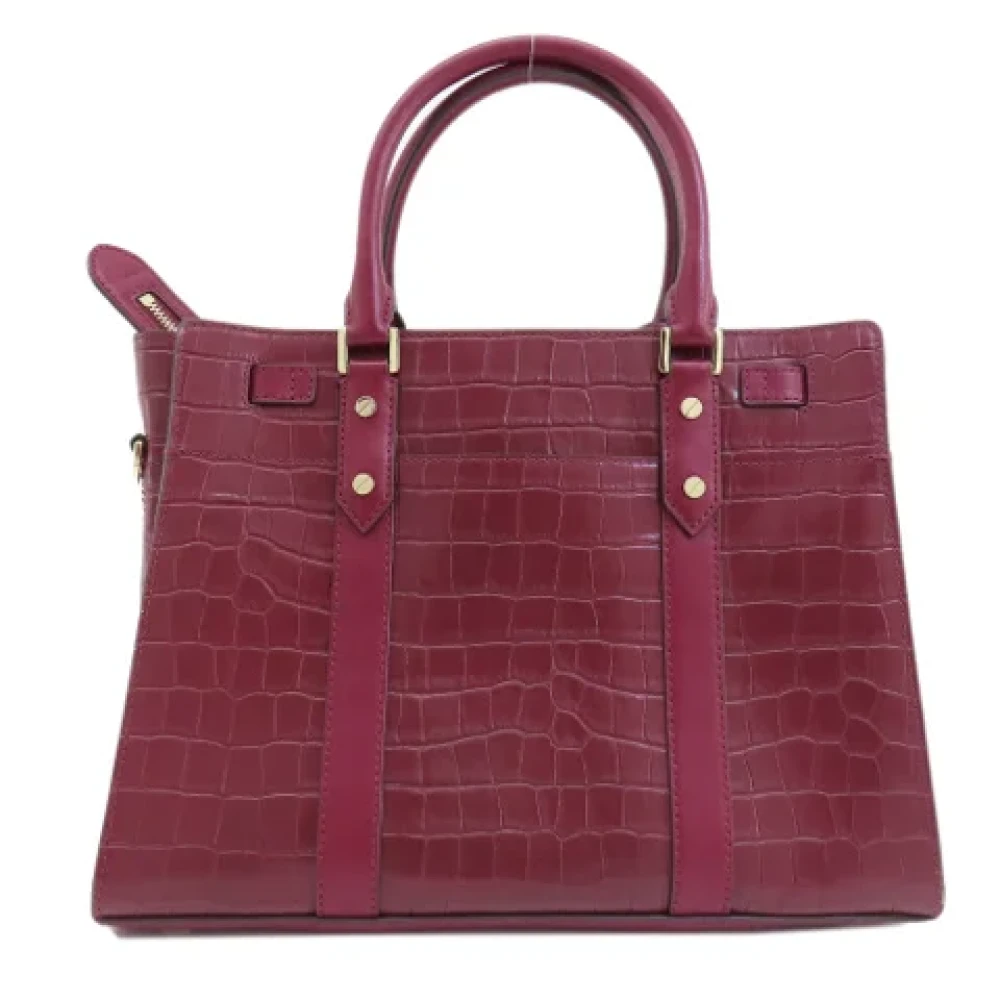 Michael Kors Pre-owned Leather totes Red Dames