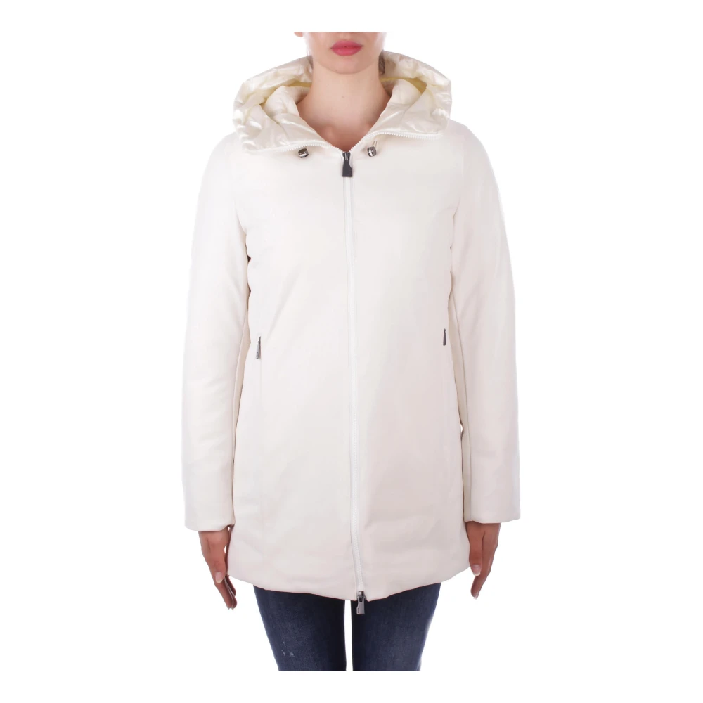 Suns Beige Hoodie met Rits Beige Dames