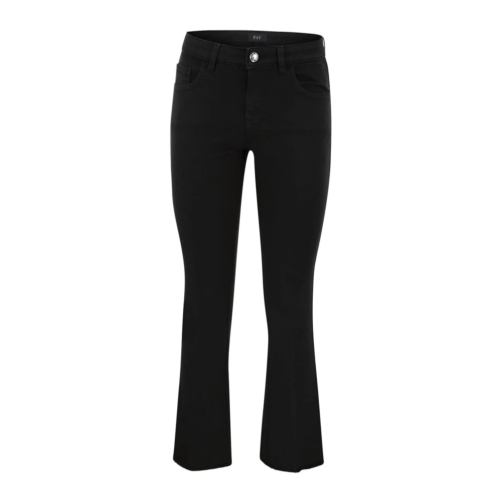 Fay Flared Jeans Black Dames