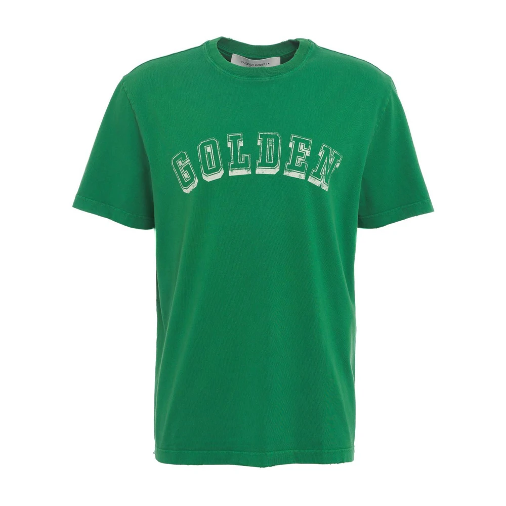 Golden Goose Journey Collection Groene T-shirts en Polos Green Heren