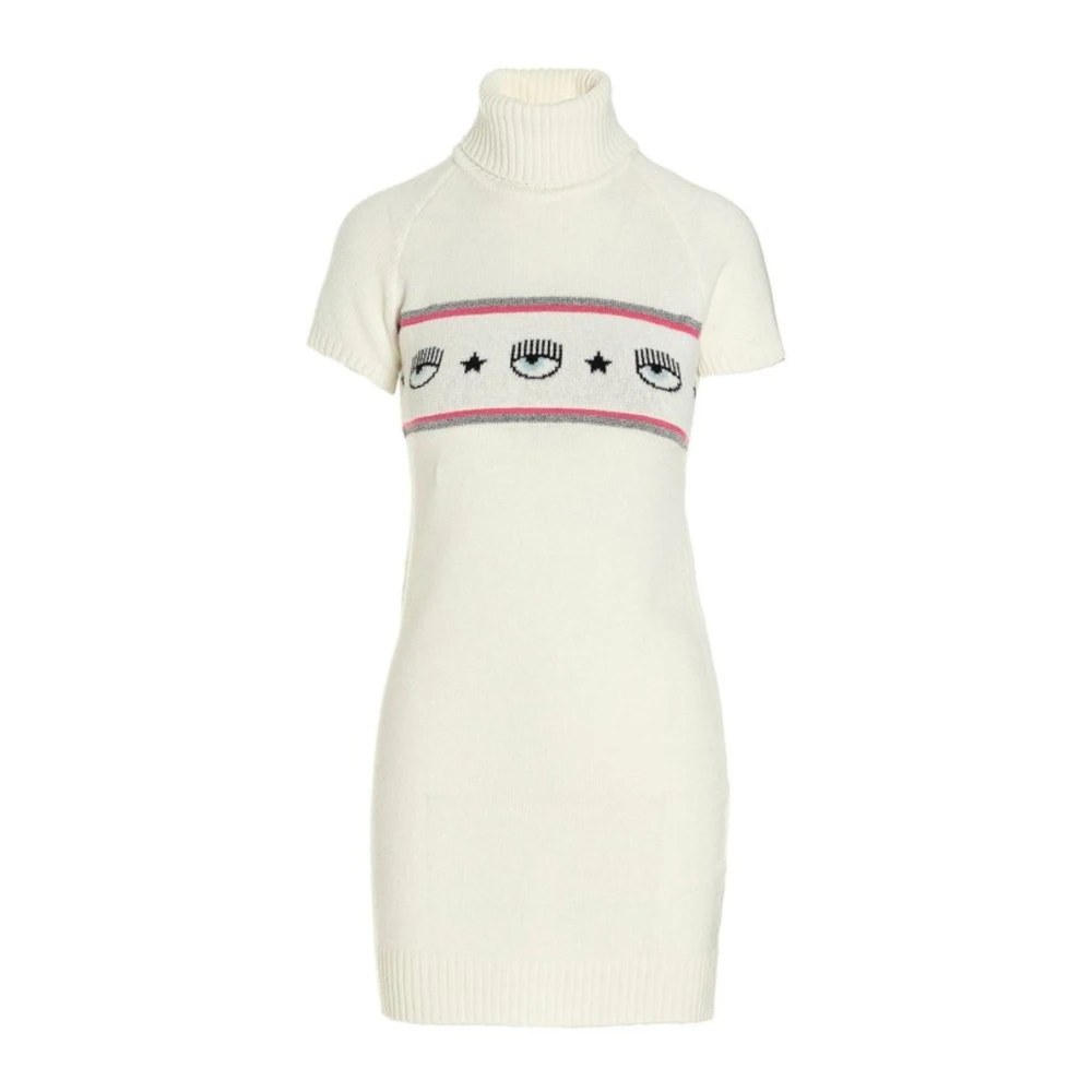 Chiara Ferragni Collection Femme Blanc - Robe He À Manches Courtes - Robes - Taille: 40 Fr