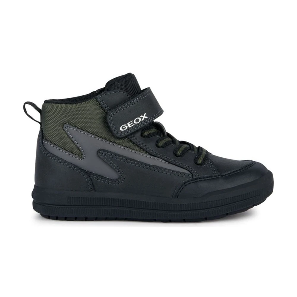 Geox Boys Black Arzach Boots Size 31 Eu