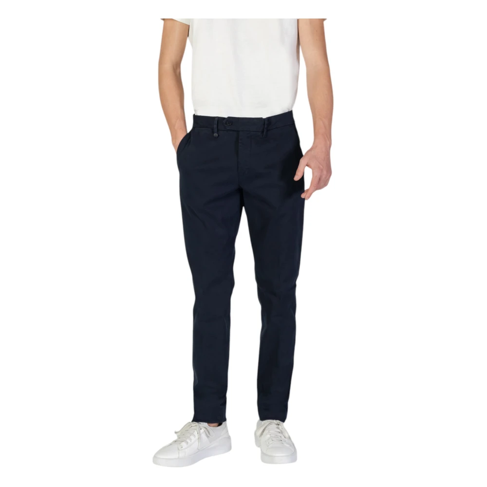 Antony Morato Blauwe ritsbroek voor mannen Blue Heren