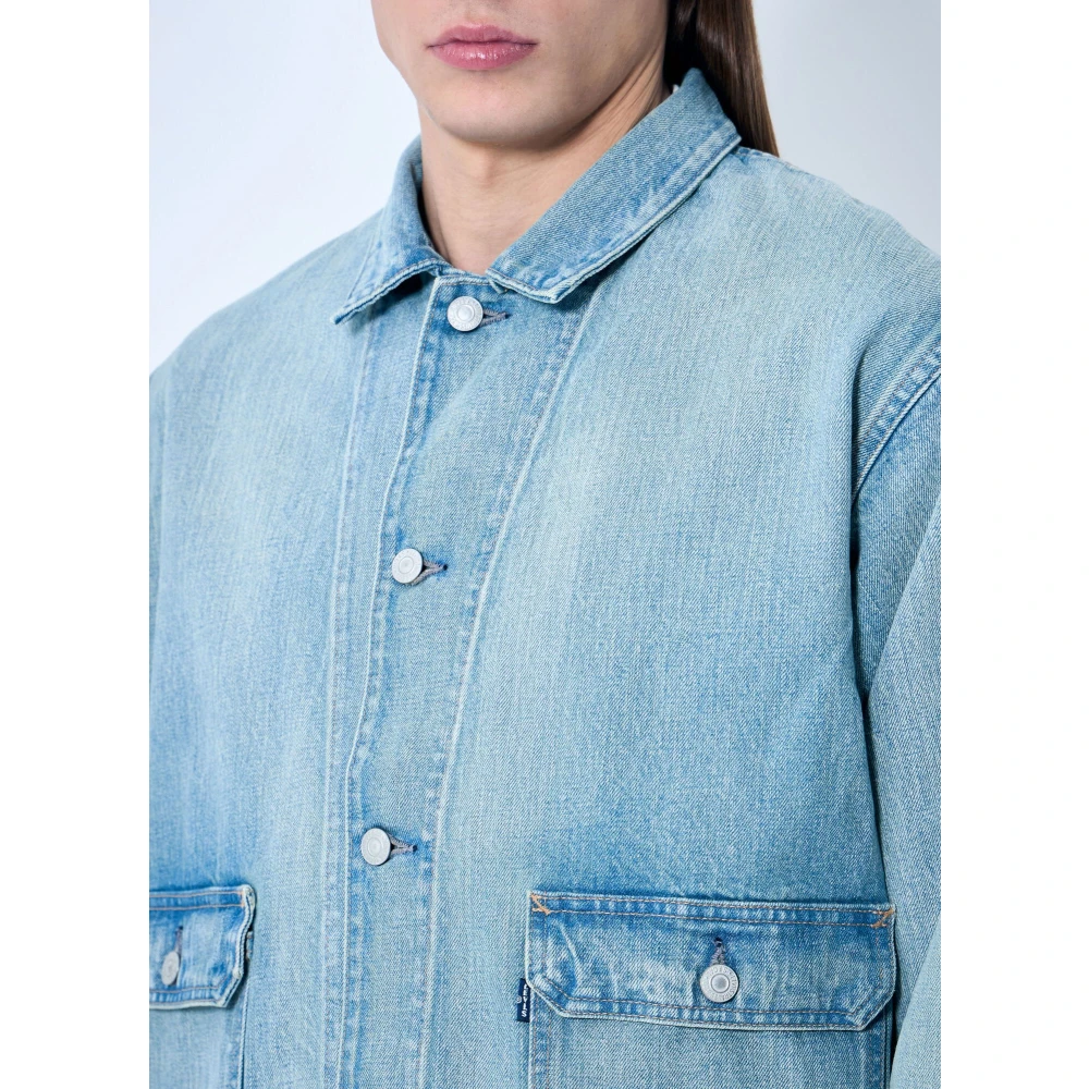 Levi's MIJ Utility Trucker Jacket Blue Heren
