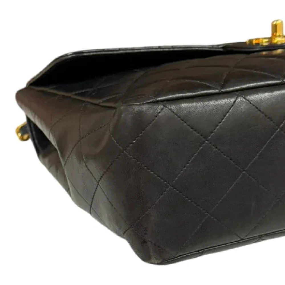 Chanel Vintage Pre-owned Leather shoulder-bags Black Dames