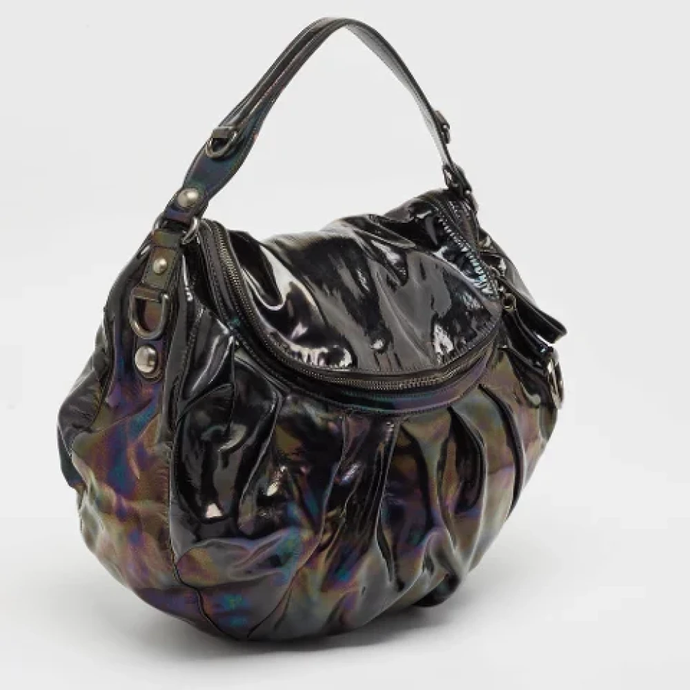 Gucci Vintage Pre-owned Fabric handbags Black Dames
