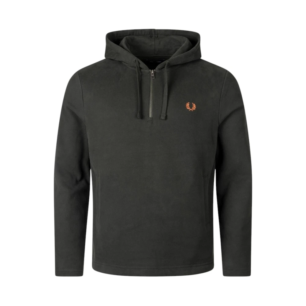 Fred Perry Stijlvolle Sweatshirt voor Mannen Green Heren