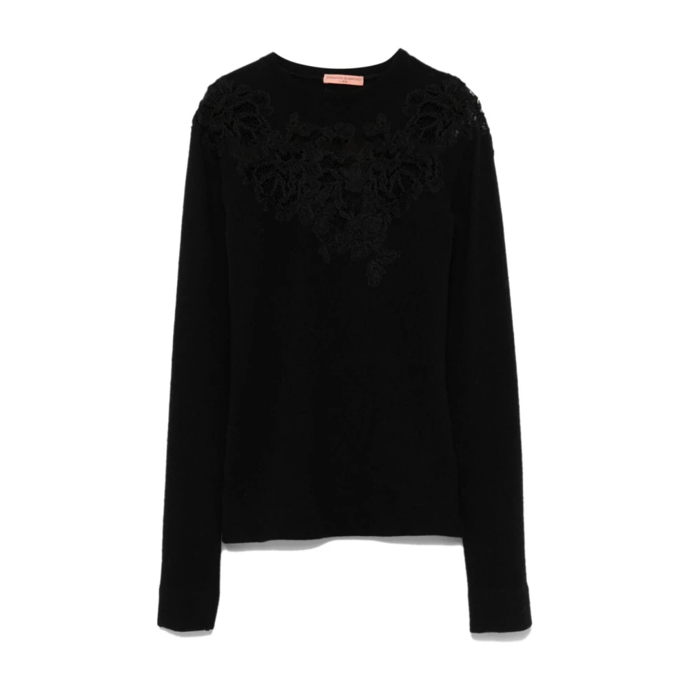 Ermanno Scervino Lange mouwen shirt Black Dames