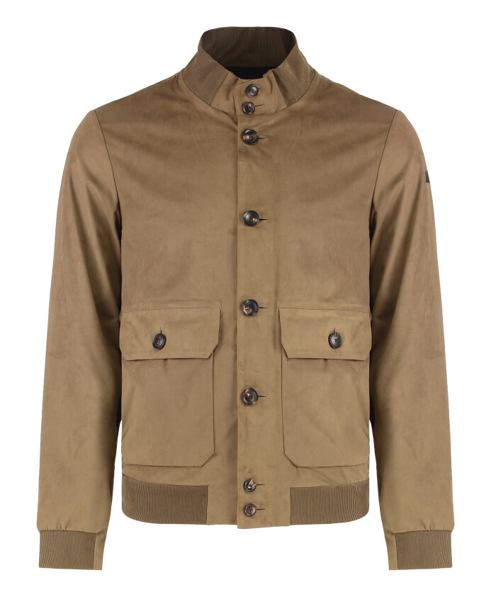 ribbed-edges-faux-leather-jacket