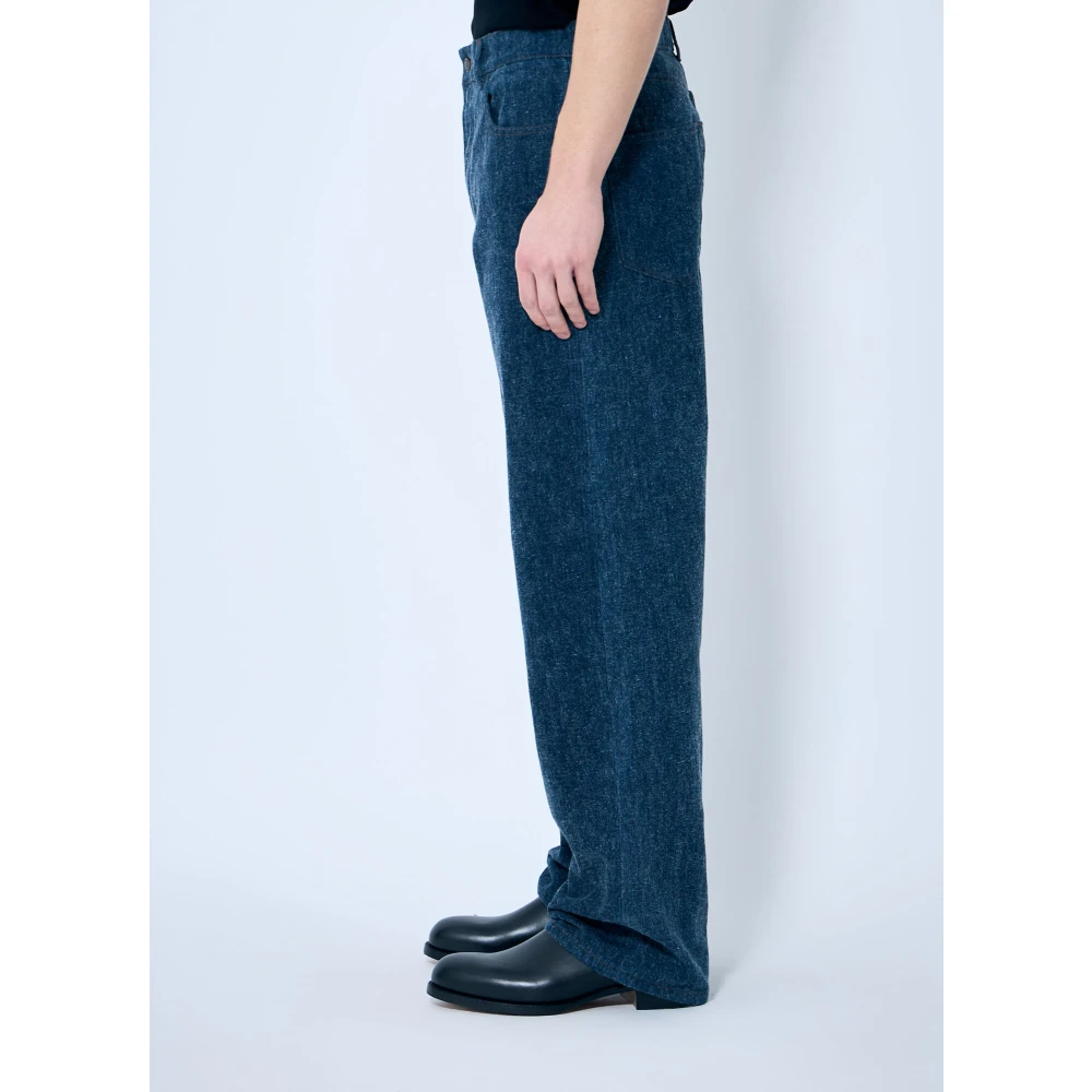 The Row Straight-leg Jeans met Vijf Zakken Blue Heren