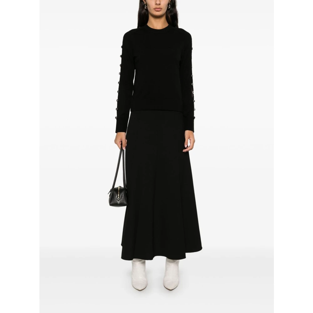 Simkhai Zwarte top met lange mouwen en ronde hals Black Dames
