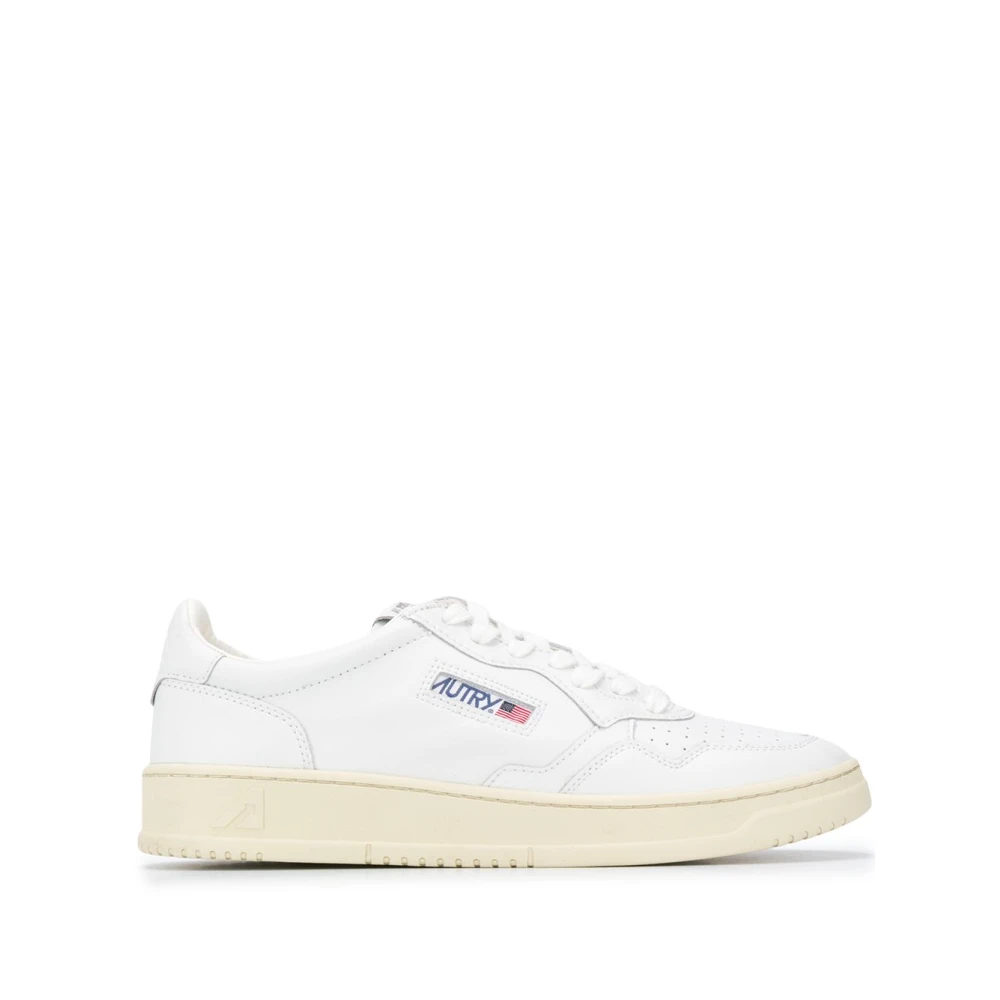 Autry White Sneakers, Male, 9 Uk, Medalist Low