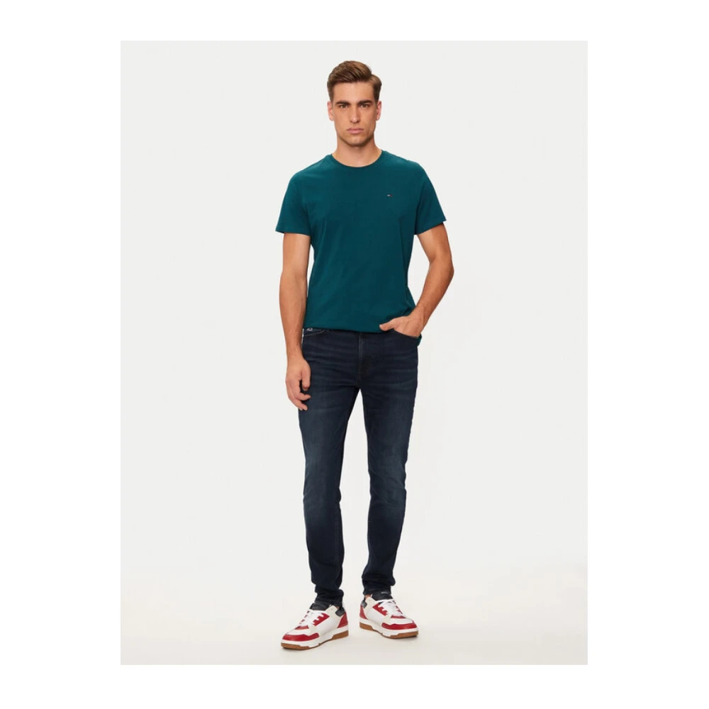 Tommy Jeans Skinny Stretch Jeans Blauw Blue Heren
