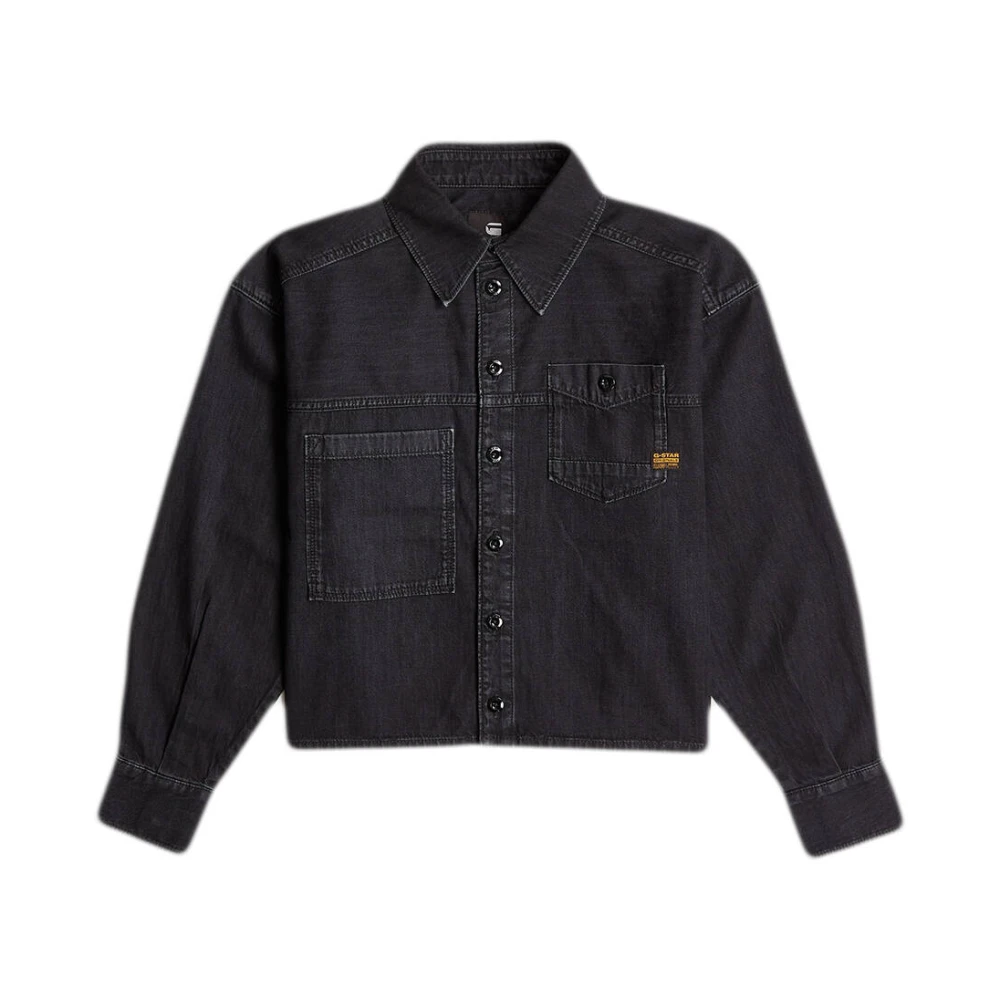 G-Star Geknipte Longsleeve Top Black Dames