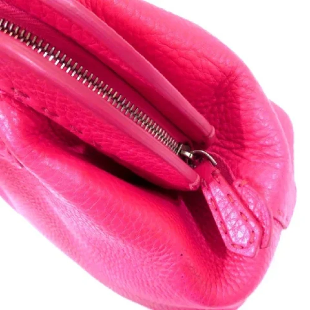 Fendi Vintage Pre-owned Leather fendi-bags Pink Dames