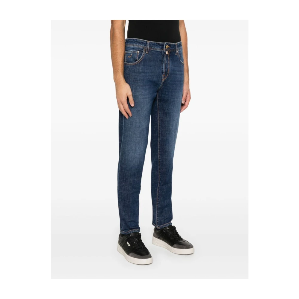 Jacob Cohën Blauwe Slim Fit Jeans Blue Heren